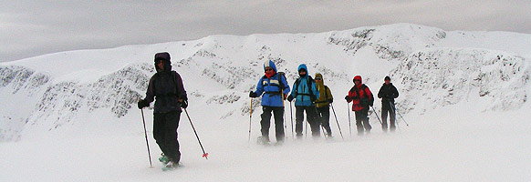 shoes snowshoeing Itinerary for